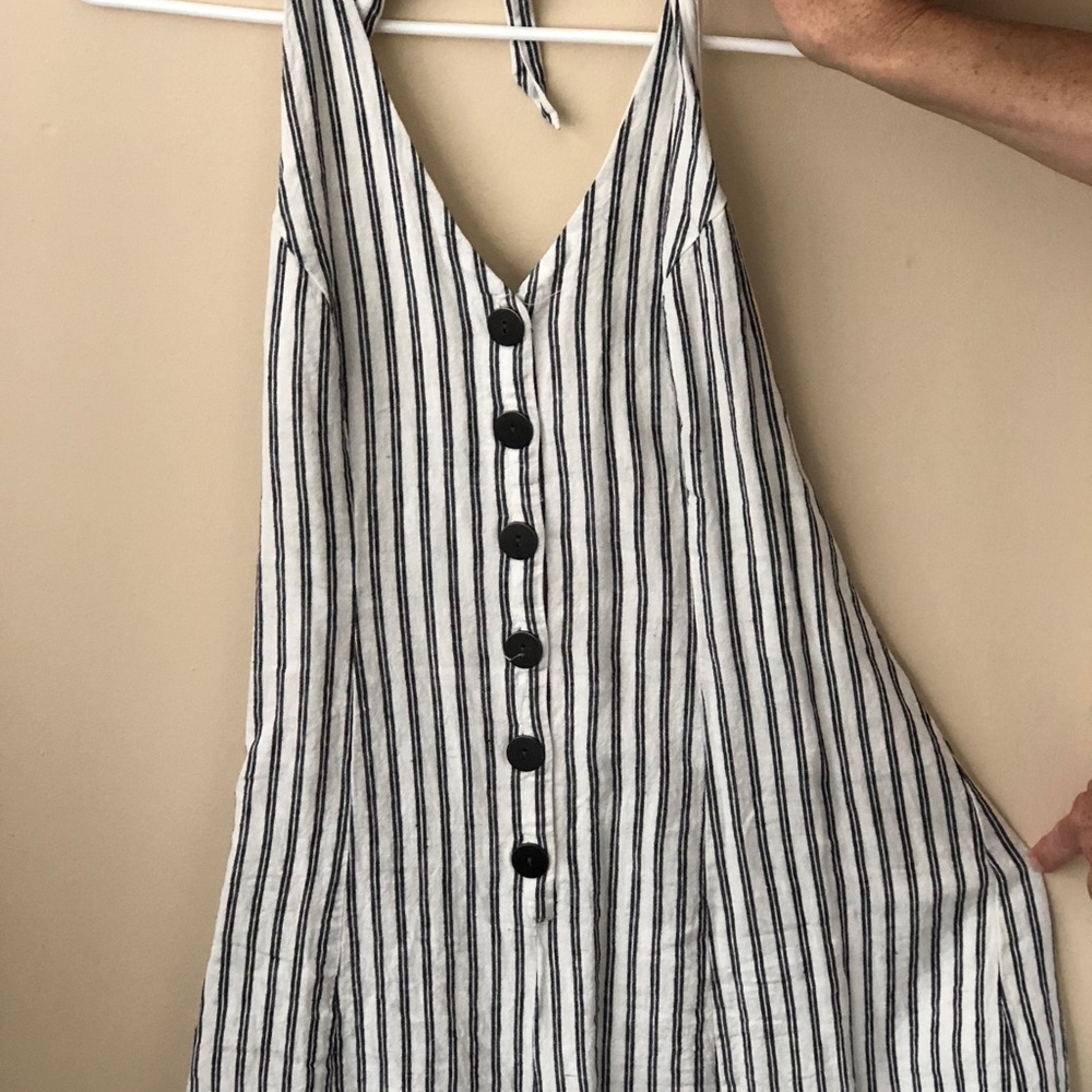 Urban Outfitters halter neck button romper